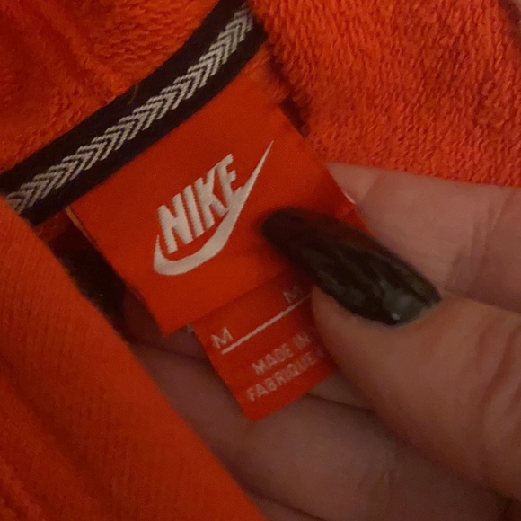 Coral Nike hoodie. Fitted a bit tight for me but super cute for you - Picture 2 of 4